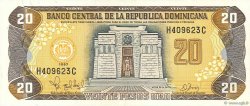 20 Pesos Oro RÉPUBLIQUE DOMINICAINE  1997 P.154a XF