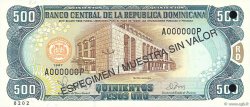 500 Pesos Oro Spécimen RÉPUBLIQUE DOMINICAINE  1997 P.157s2 ST