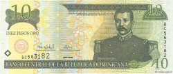 10 Pesos Oro DOMINICAN REPUBLIC  2000 P.159a XF