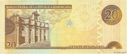 20 Pesos Oro DOMINICAN REPUBLIC  2002 P.169b XF