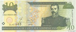 10 Pesos Oro DOMINICAN REPUBLIC  2000 P.165a UNC