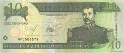 10 Pesos Oro DOMINICAN REPUBLIC  2003 P.168c AU