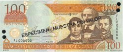 100 Pesos Oro Spécimen RÉPUBLIQUE DOMINICAINE  2003 P.171s3 NEUF