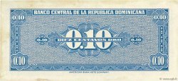 10 Centavos Oro DOMINICAN REPUBLIC  1961 P.085a XF