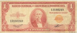 1 Peso Oro DOMINICAN REPUBLIC  1962 P.091a G