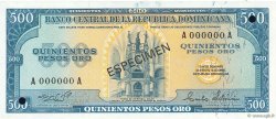 500 Pesos Oro Spécimen RÉPUBLIQUE DOMINICAINE  1975 P.114s UNC
