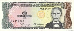 1 Peso Oro RÉPUBLIQUE DOMINICAINE  1980 P.117a VF