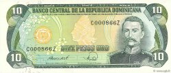 10 Pesos Oro RÉPUBLIQUE DOMINICAINE  1988 P.119c NEUF