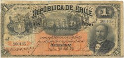 1 Peso CHILE  1893 P.011b G