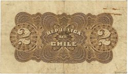 2 Pesos CHILE  1917 P.017 F+