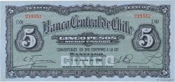 5 Pesos - 1/2 Condor CILE  1930 P.082 AU