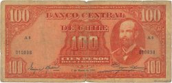 100 Pesos - 10 Condores CILE  1941 P.096 B