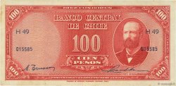 100 Pesos - 10 Condores CHILE  1947 P.113 VF+