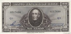 1000 Pesos - 100 Condores CHILE  1947 P.116 AU