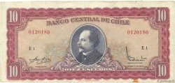 10 Escudos CHILE
  1964 P.139a BC+