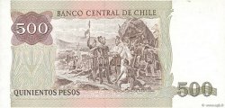 500 Pesos CILE  1989 P.153b q.FDC
