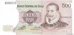 500 Pesos CHILE  2000 P.153e UNC