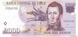 2000 Pesos CILE  1997 P.158a AU+