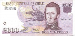 2000 Pesos CHILE  2001 P.158a UNC