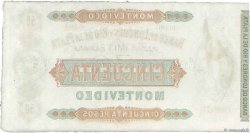 50 Pesos - 5 Doblones Non émis URUGUAY  1872 PS.238r fST