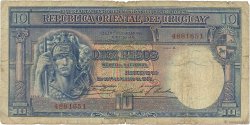 10 Pesos URUGUAY  1935 P.030a G
