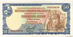 50 Pesos URUGUAY  1939 P.038b VZ+