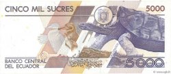 5000 Sucres EKUADOR  1995 P.128b VZ