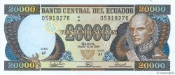 20000 Sucres ECUADOR  1999 P.129 FDC