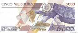 5000 Sucres ECUADOR  1987 P.126a UNC