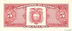 5 Sucres ECUADOR  1988 P.113d SC+