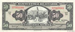 50 Sucres ECUADOR  1974 P.116d MBC