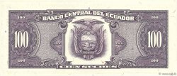100 Sucres ECUADOR  1990 P.123 UNC