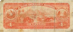1 Peso GUATEMALA  1914 PS.111b BC+