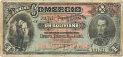 1 Boliviano BOLIVIA  1900 PS.131 F