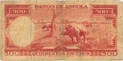 500 Escudos ANGOLA  1962 P.095 RC+