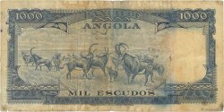 1000 Escudos ANGOLA  1962 P.096 fS
