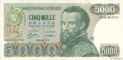 5000 Francs BELGIUM  1977 P.137a