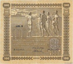 100 Markkaa FINLANDIA  1939 P.073a q.SPL