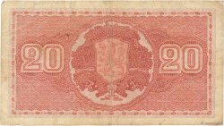 20 Markkaa FINLANDIA  1922 P.063a BC