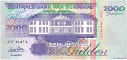 2000 Gulden SURINAM  1995 P.142 ST