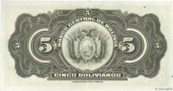 5 Bolivianos BOLIVIA  1928 P.120a SC