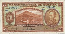 20 Bolivianos BOLIVIEN  1928 P.131 fST