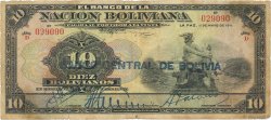 10 Bolivianos BOLIVIA  1929 P.114a G