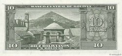 10 Bolivianos BOLIVIEN  1945 P.139a fST