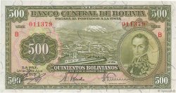 500 Bolivianos BOLIVIEN  1928 P.134 VZ