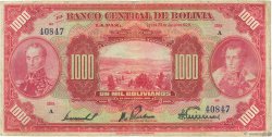 1000 Bolivianos BOLIVIA  1928 P.127b MB