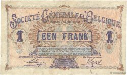 1 Franc BELGIEN  1915 P.086a SS