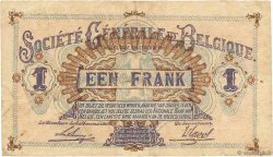 1 Franc BELGIEN  1916 P.086b S