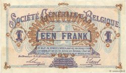 1 Franc BÉLGICA  1917 P.086b MBC