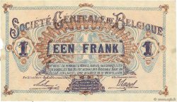 1 Franc BÉLGICA  1918 P.086b MBC